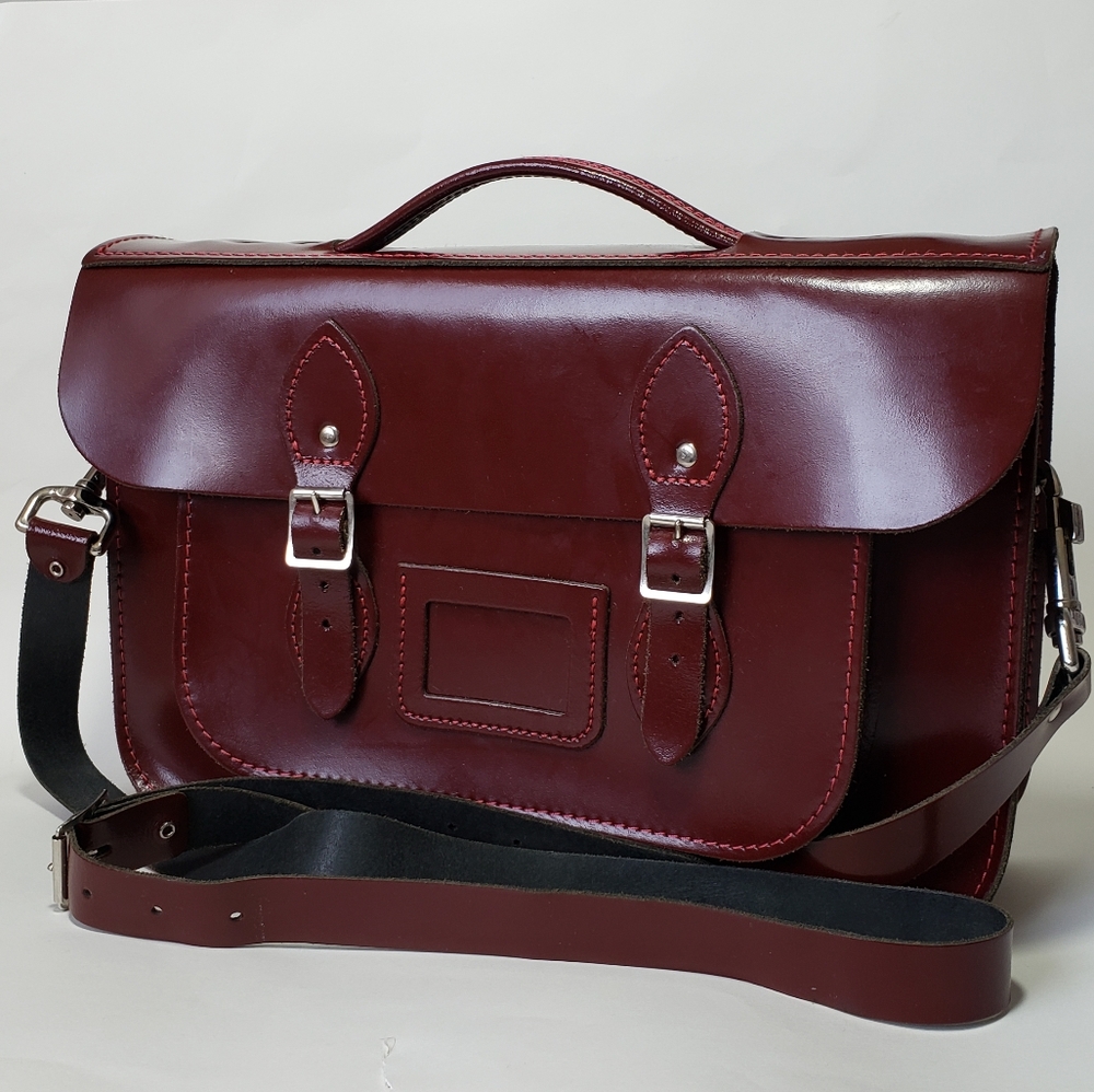 THE LEATHER SATCHEL- BRIEF CASE